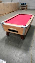 POOL TABLE VALLEY COUGAR SLATE TOP COIN OP