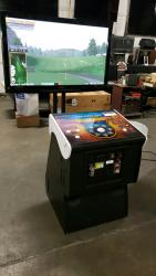 GOLDEN TEE LIVE GOLF PEDESTAL ARCADE GAME WITH LCD