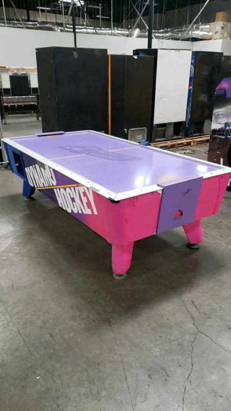 AIR HOCKEY DYNAMO PURPLE TOP WITH TABLE SCORING