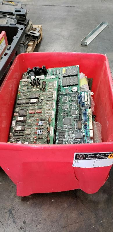 1 BOX LOT- MISC ARCADE GAME PCB'S #1