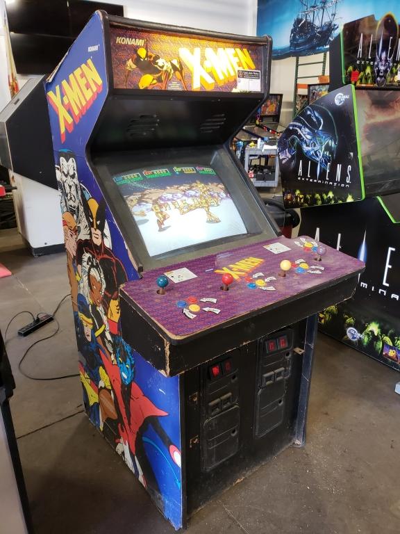 X Men 4 Player Konami Dedicated Original Arcade