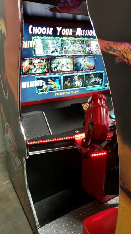 jurassic park arcade raw thrills