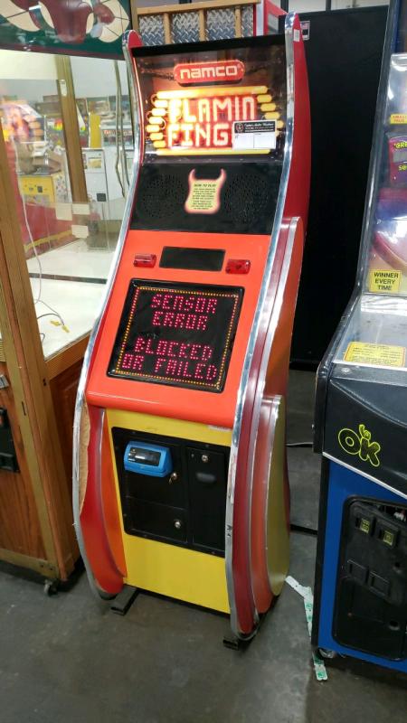 FLAMIN FINGER TICKET REDEMPTION GAME NAMCO