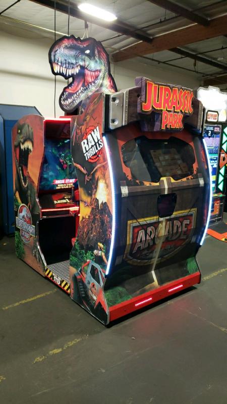 jurassic park arcade raw thrills