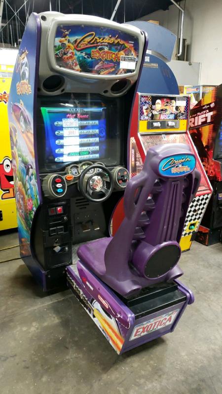 CRUISIN EXOTICA DEDICATED SITDOWN RACING ARCADE GAME