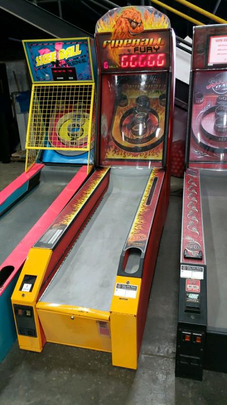 FIREBALL FURY ALLEY ROLLER REDEMPTION GAME BAYTEK