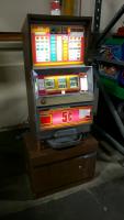 ANTIQUE BALLY NICKEL SLOT MACHINE