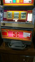 ANTIQUE BALLY NICKEL SLOT MACHINE - 3