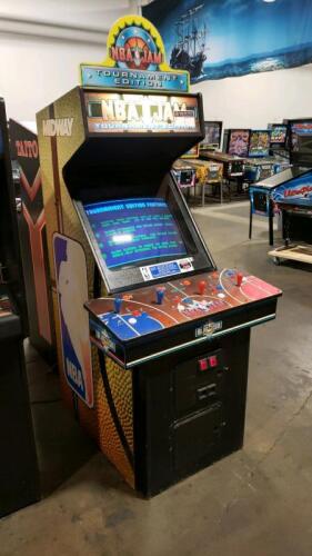 NBA JAM TOURNAMENT DEDICATED 4 PLAYER ARCADE GAME W/ TOPPER