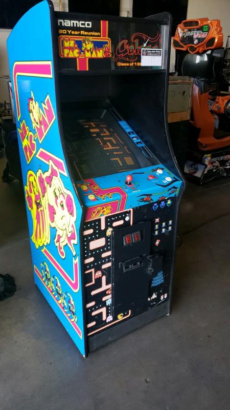 MS PACMAN GALAGA CLASS OF 1981 UPRIGHT ARCADE GAME NAMCO