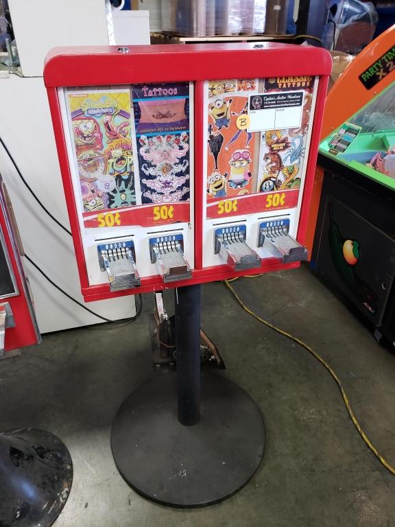 4 SELECT STICKER TATTOO VENDING STAND B