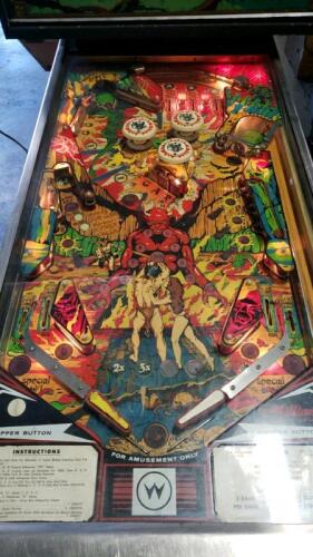 GORGAR CLASSIC PINBALL MACHINE WILLIAMS 1979