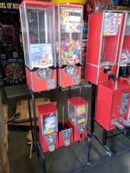 COMBO STICKER CANDY CAPSULE BULK VENDING RACK T