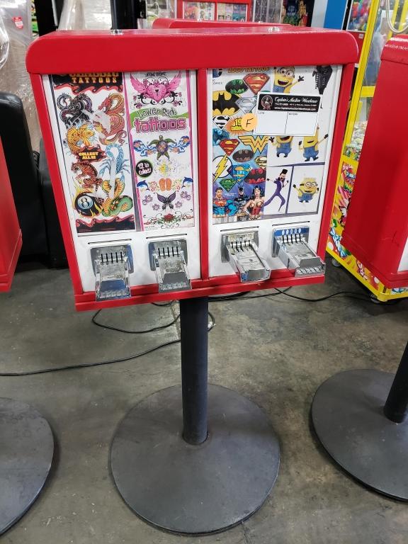 4 SELECT STICKER TATTOO VENDING STAND F