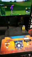 GOLDEN TEE LIVE 2020 GOLD PEDESTAL W/ LCD ARCADE GAME #1 - 4