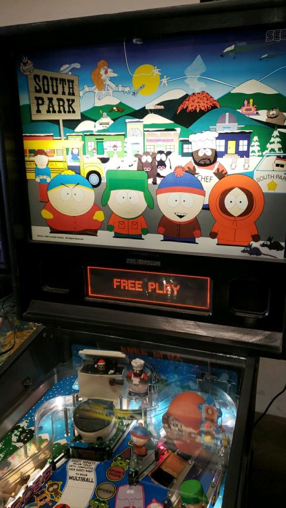 south park pinball sega