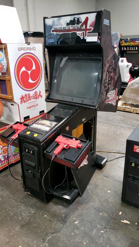 HOUSE OF THE DEAD 4 UPRIGHT SHOOTER ARCADE GAME SEGA