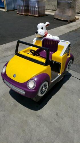 KIDDIE RIDE DOG IN THE CAR RIDER