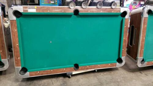 POOL TABLE 7' VALLEY COUGAR SLATE TOP COIN OP #3