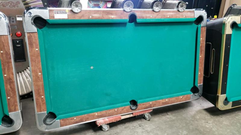 POOL TABLE 7' VALLEY COUGAR SLATE TOP COIN OP #4