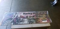 1 LOT- HARLEY DAVIDSON & L.A. RIDERS ARCADE GAME MARQUEE N.O.S.