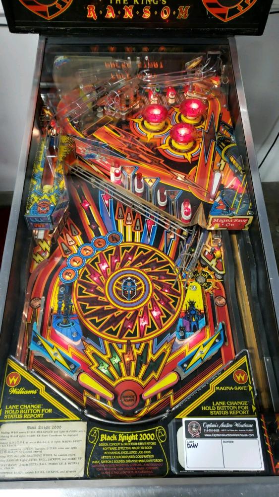 black knight 2000 pinball for sale