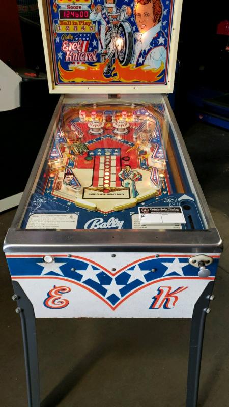 my evel knievel pinball machine turns on but wont start