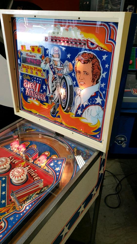 bally evel knievel pinball machine for sale