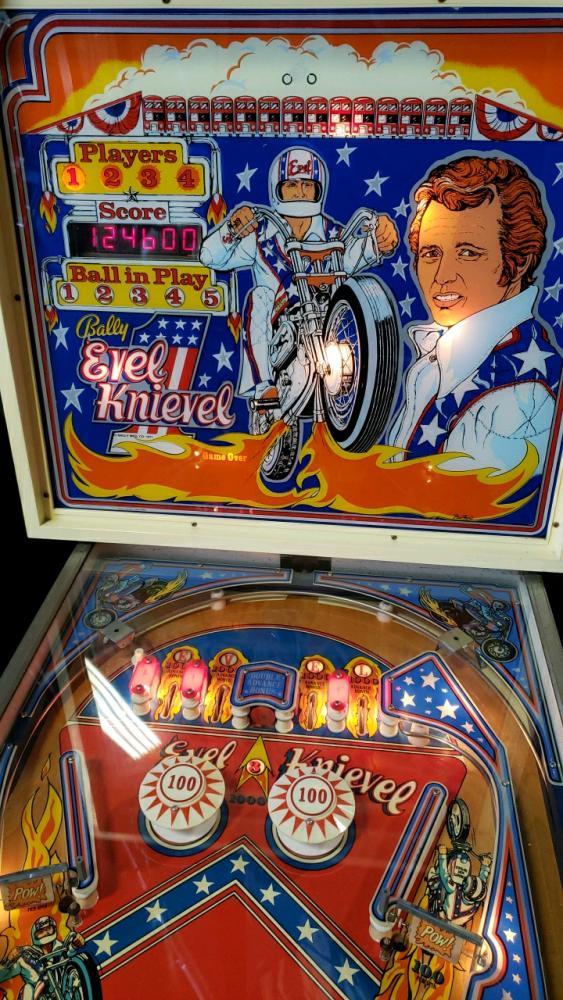 my evel knievel pinball machine turns on but wont start