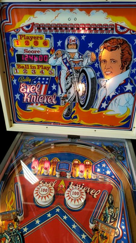 evel knievel pinball machine home edition