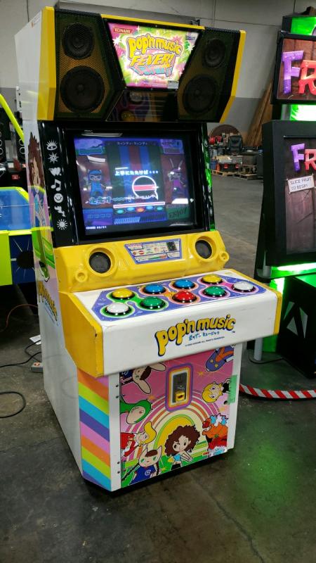 POP'N MUSIC FEVER! RHYTHYM MUSIC KONAMI ARCADE GAME