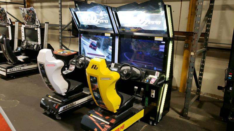 INITIAL D ZERO PAIR LINKED RACING ARCADE GAME SEGA