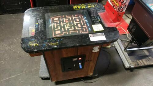 PAC-MAN MS PACMAN COCKTAIL TABLE ARCADE GAME SLOW & FAST