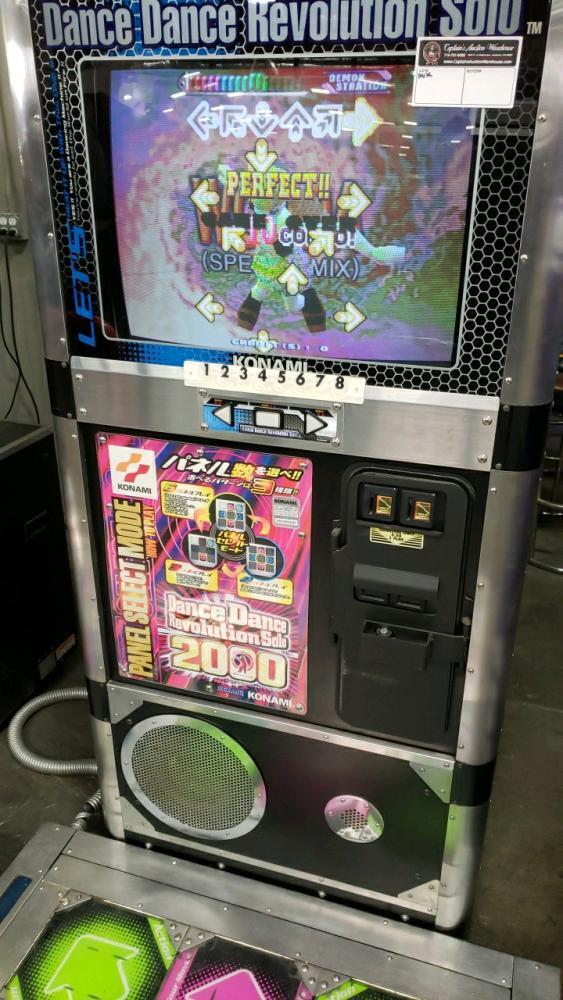 DDR SOLO 4TH MIX PLUS 1 PLAYER DANCE ARCADE GAME KONAMI