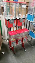 NORTHWESTERN 5 HEAD COMBO CAPSULE CANDY BULK VENDING RACK