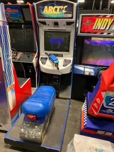 ARCTIC THUNDER SITDOWN RACING ARCADE GAME MIDWAY