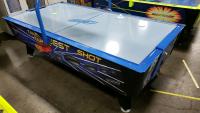 AIR HOCKEY TABLE BEST SHOT W/ OVERHEAD SCORING L@@K!!! - 2