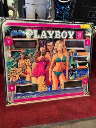 1 LOT- PLAYBOY PINBALL BACK GLASS ONLY