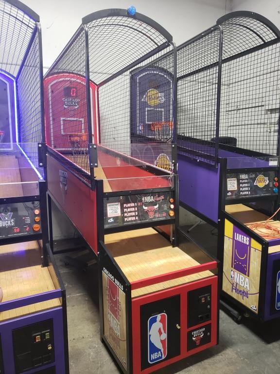 NBA HOOPS CHICAGO BULLS BASKETBALL ARCADE GAME