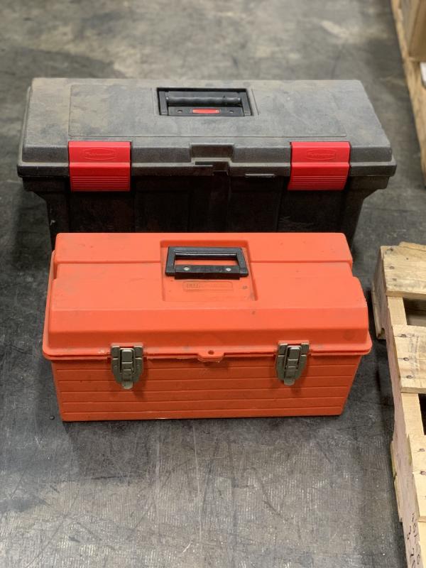 1 LOT- 2 TOOLS BOXES FULL OF HAND TOOLS