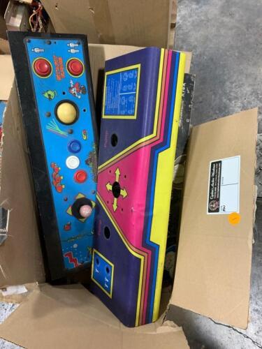 1 BOX LOT- ARCADE CONTROLS PANELS MISC. #1