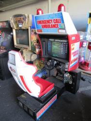 EMERGENCY CALL AMBULANCE DRIVER ARCADE GAME SEGA