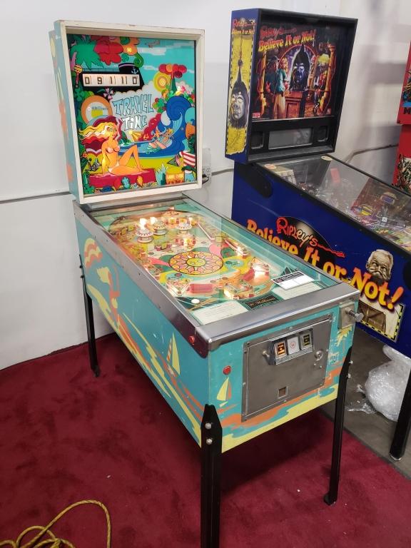 TRAVEL TIME PINBALL MACHINE by WILLIAMS 1973