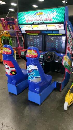 VICTORY LAP ACE DRIVER DUAL RACING ARCADE GAME