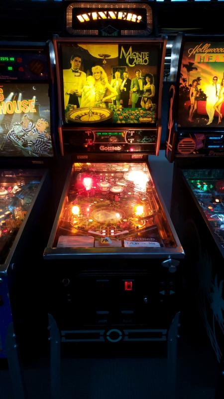 Monte Carlo Pinball Machine Gottlieb