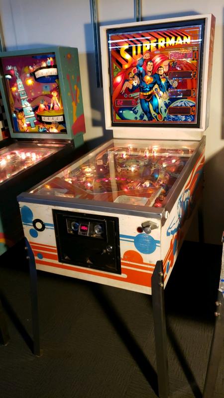 Superman Pinball Machine Atari SS