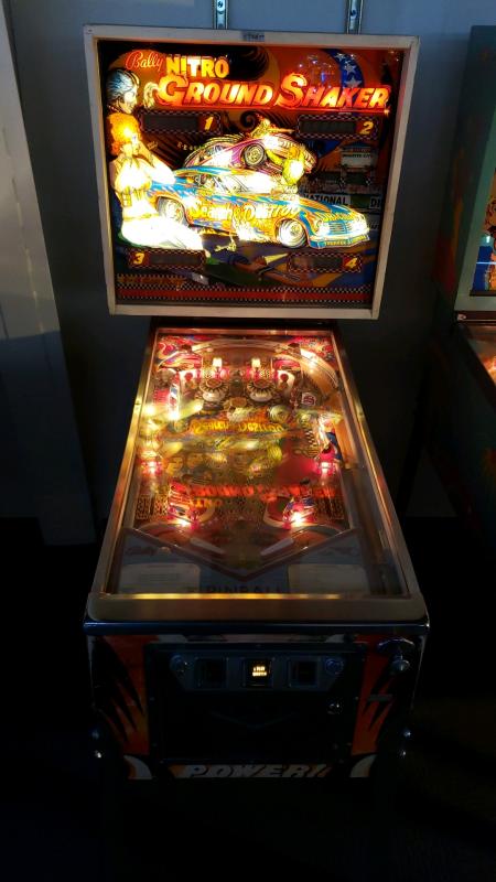 Nitro Ground Shaker Pinball Machine Bally SS