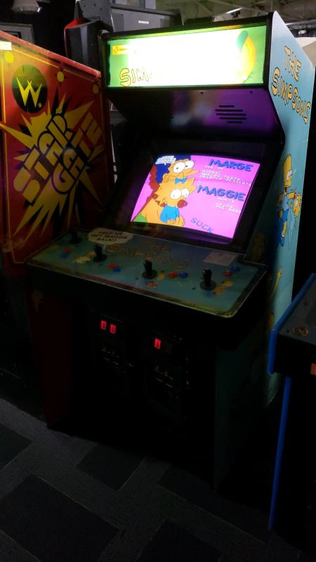 The Simpsons Dedicated 4 player Arcade Game