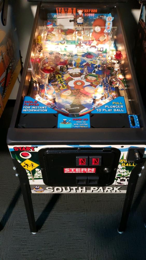 south park pinball machine rape