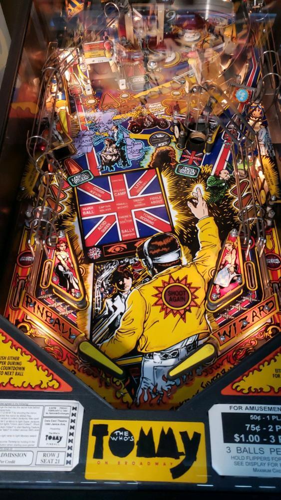 The Who's Tommy Pinball Wizard Pinball Machine Data East SS